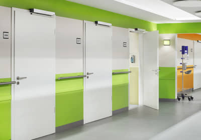 Internal doors with door operator PortaMatic